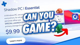 NEW Shadow PC ESSENTIAL Tier Overview | Can it GAME?