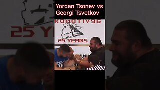 The Bulgarian Armwrestling Champion Yordan Tsonev