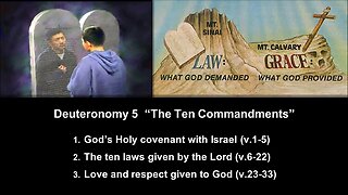 Deuteronomy 5 “The Ten Commandments” - Calvary Chapel Fergus Falls