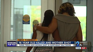 Mother shot in chest held her son as he died in Northeast Baltimore