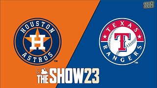 MLB The Show 23 Astros vs Rangers Gameplay PS5