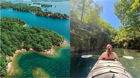 You Can Paddle Past A Shipwreck & Tall Cliffs At This Turquoise Water Paradise In Ontario