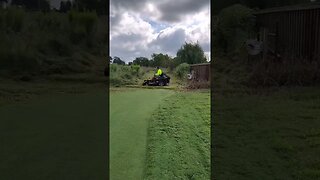 Mowing Overgrown Grass