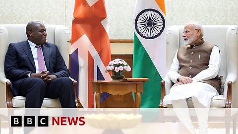 UK Foreign Secretary David Lammy aims to reset UK-India ties | BBC News|News Empire ✅