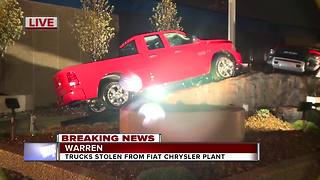 Trucks stolen from Fiat Chrysler lot in Warren