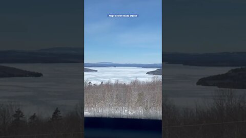Reflections on a frozen lake#news#world#wonder#fears#darkdays
