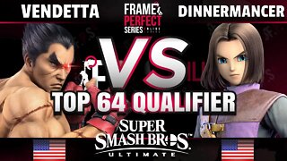 FPS6 Online - Vendetta (Kazuya) vs. Dinnermancer (Hero) - Smash Ultimate Tournament