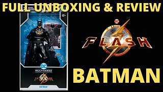 The Flash Batman McFarlane Toys - FULL unboxing and review!!