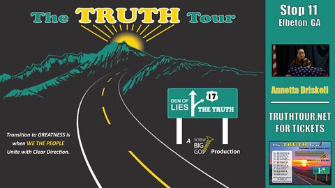 Annetta Driskell, Truth Tour 1, Elberton, GA, 7-11-22