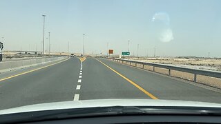 Road Journey - Qatar,Mesaieed (at Hot Summer Year)
