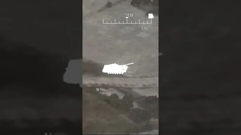Russian army lose an T-14 tank by air strike
