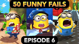 Minion Rush 50 FUNNY FAILS (Episode 6) | Pier 12, The Volcano, Holiday Lab