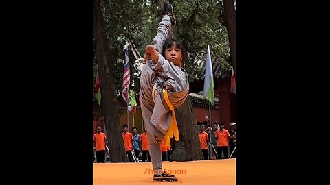 "Mini Master: 9-Year-Old Girl's Jaw-Dropping Kung Fu Skills in Shaolin!"