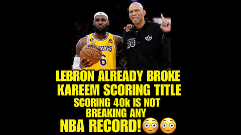 RBS Ep #19 Lebron getting 40k points is not a record, breaking Kareem scoring title was the RECORD!