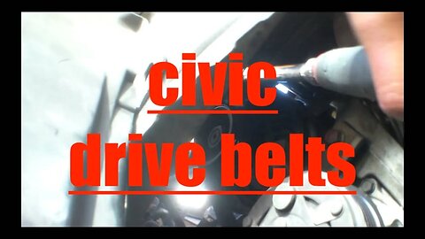 SIMPLE FOLLOW Drive Belts replacement Honda Civic √ Fix it Angel