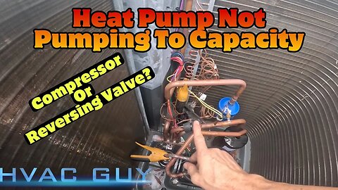 Diagnosing A Heat Pump That Won’t Pump As It Should! #hvacguy #hvaclife