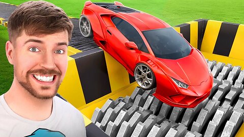 Lamborghini Vs Shredder | Mr beast game show