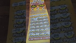 Fort Knox Kentucky Lottery Ticket! #lottery