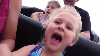 Kids React to Their First Rollercoaster