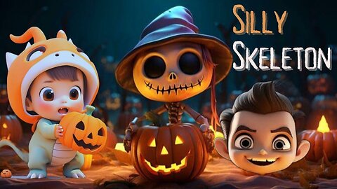 The silly spooky skeleton | funny cartoons story | story telling | moral story in english