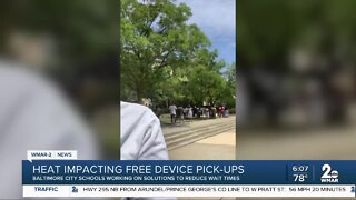 Heat impacts free device pick-ups
