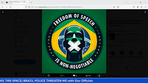 GOV CENSORING THIS SPACE_ BRAZIL POLICE THREATEN ME-with Gov Officials
