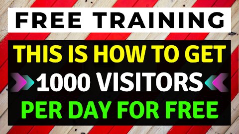 How to Get 1000 Unique Visitors per Day For FREE in 5 Simple Steps | Beginner Friendly Traffic Guide