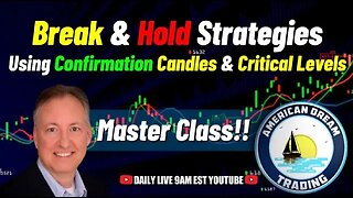 Navigating The Markets - Mastering Break & Hold Strategies With Confirmations & Critical Levels