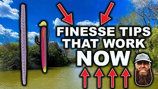 Finesse Fishing Tricks for LATE SUMMER Bass Fishing!