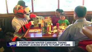 Tigers begin Winter caravan, taking journey across state to pump up fans