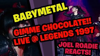 BABYMETAL - Gimme Chocolate!! (LIVE "LEGEND 1997" [SU-METAL Seitan Sai] 2013) - Roadie Reacts