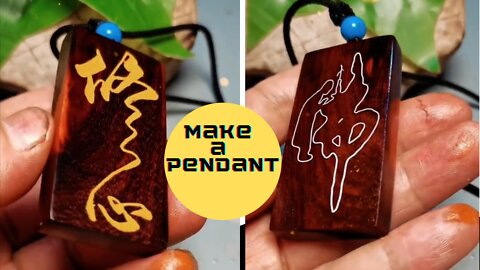 How to make a wooden pendant| wooden pendant |wood carving|wood|woodworking7900 |#shorts