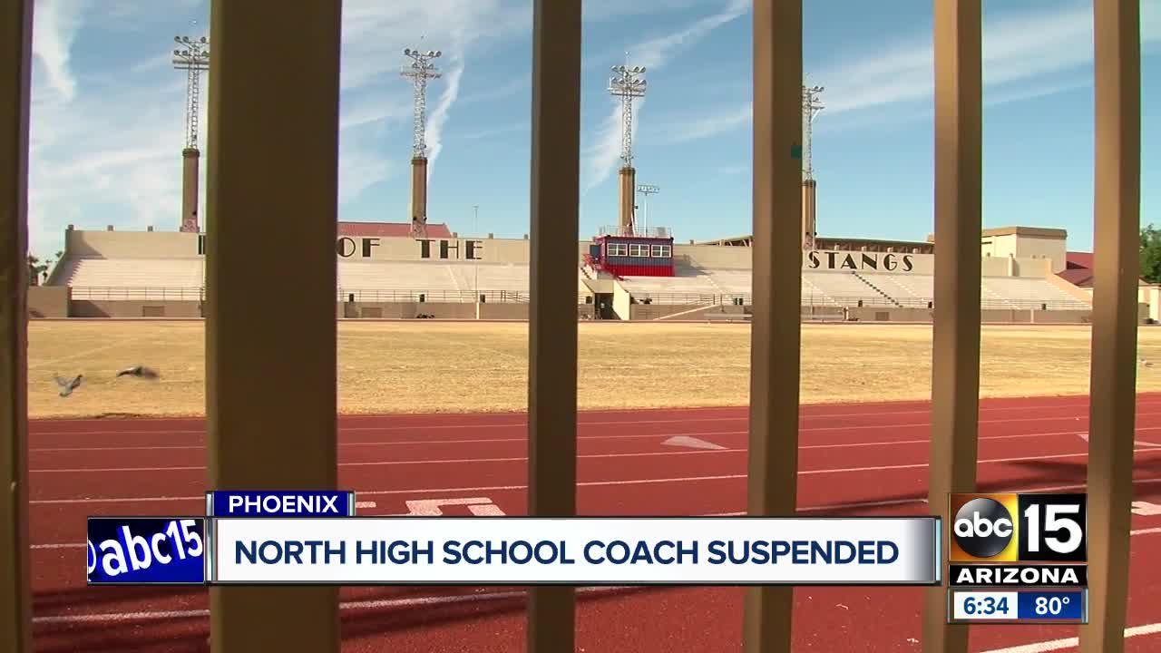North High School football coach on leave during investigation