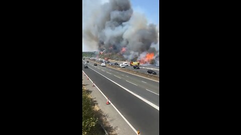 Fires along highway in Dartford, east of #London; major incident declared...