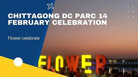 14 February celebration on DC park in Chittagong