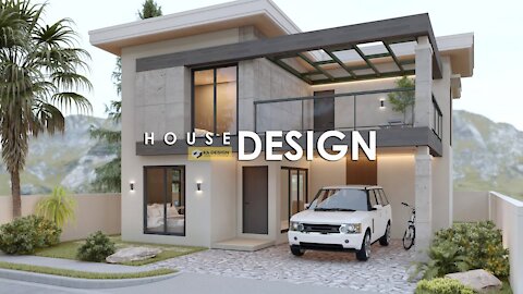 HOUSE DESIGN | 2 STOREY HOUSE 9.00m x 10.00m (180 sqm Total Floor Area) | 4 BEDROOM
