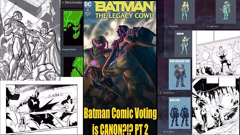 Batman The Legacy Cowl # 2+ Behind The Scenes/From The Bat Cowl Collection By Palm NFT Studios