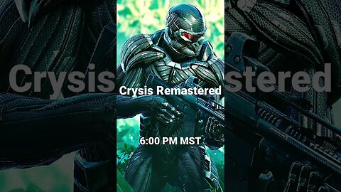 Crysis Remastered PC is going down tomorrow night. #supportdoomslayer2042