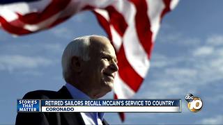 Retired sailors recall McCain's service to Country