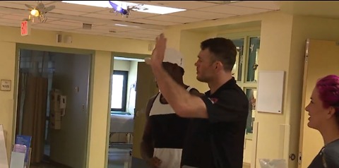 UFC athletes visit Sunrise Children's Hospital