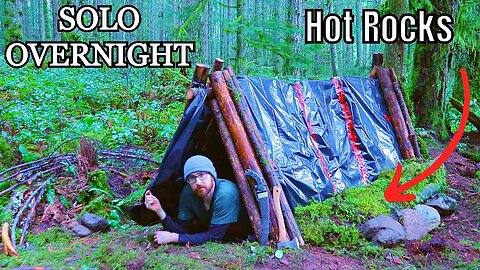 Solo Overnight: Garbage Bags for a Bushcraft Shelter