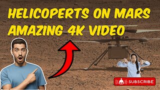 Helicopters Hover on Mars's surface HD