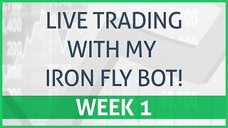 Live Results! Iron Fly Automated Trading - Week 1 Using Option Alpha!
