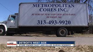 Detroit auto parts store employee shot & killed during robbery