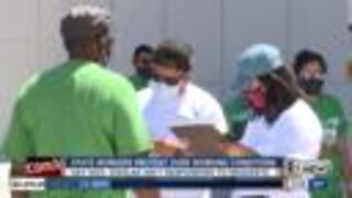 State workers protesting over conditions in Nevada