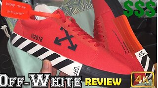 #OFFWHITE:VULC/RED| UNBOXING OFF WHITE ‘RED LOW’ :Unboxing & Review