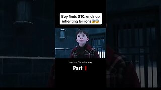 Boy finds $10, ends up inheriting billions😱😱#film #movie #charlieandthechocolatefactory