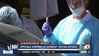 Officials stepping up antibody testing efforts