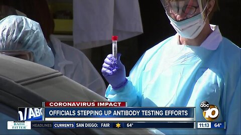 Officials stepping up antibody testing efforts