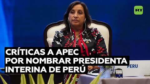 Críticas a APEC por nombrar presidenta interina de Perú